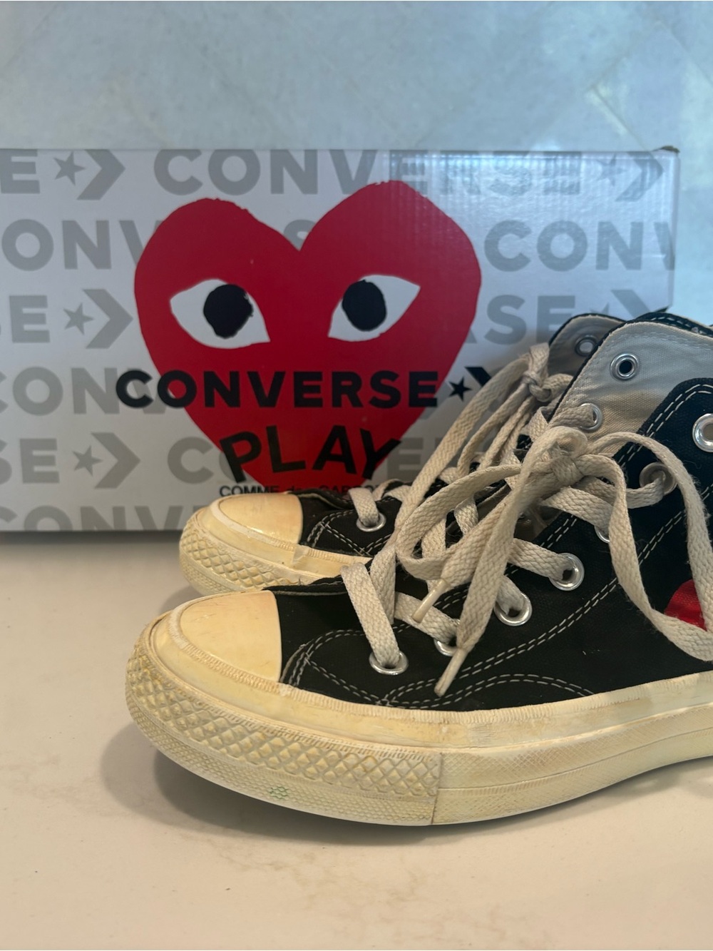 Converse collab with Commes des Garçons